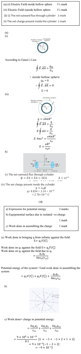 An electric field is uniform and acts along + x direction in the 